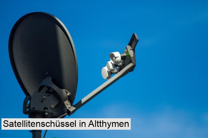 Satellitenschüssel in Altthymen